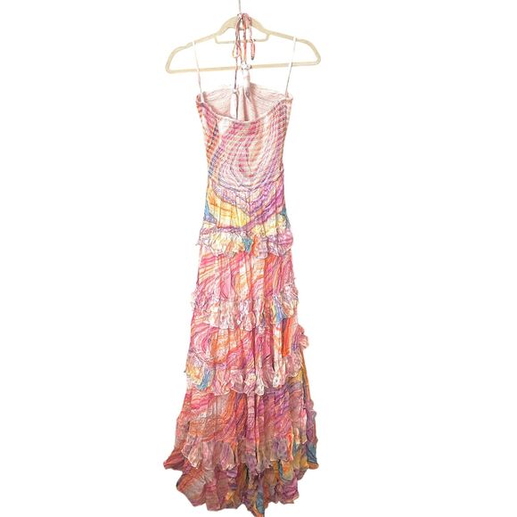 ROCOCO SAND Eira Pattern Tiered Maxi Dress NWT Small - Picture 6 of 9